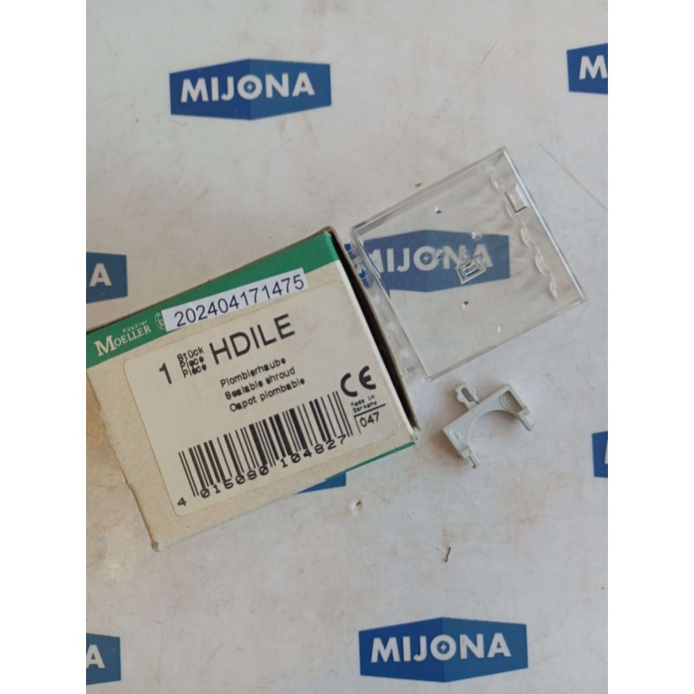 Klöckner Moeller HDILE PLOMBIERHAUBE SEALABLE SHROUD NEW OLD STOCK Klöckner Moeller HDILE PLOMBIERHAUBE SEALABLE SHROUD NEW OLD STOCK