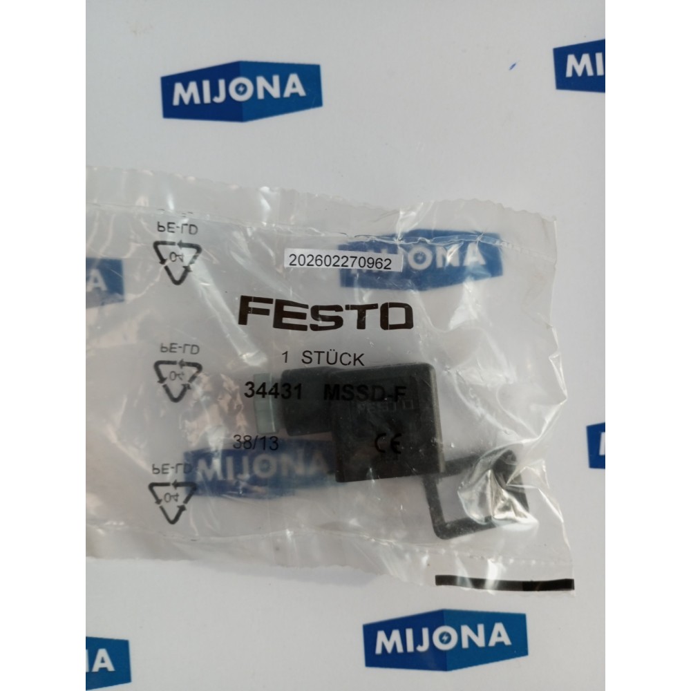 Festo 34431 MSSD F PLUG SOCKET MSSD-F