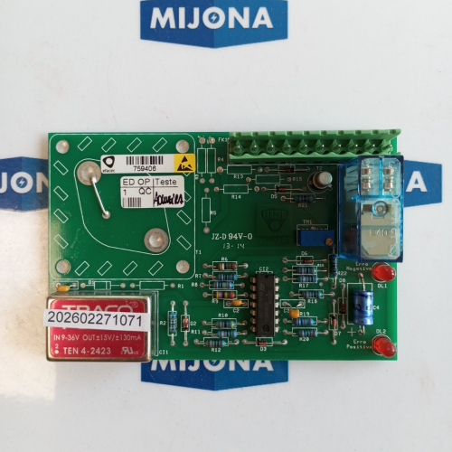 EFACEC 95/0009 BOARD MODULE JZ-D 94 V-0
