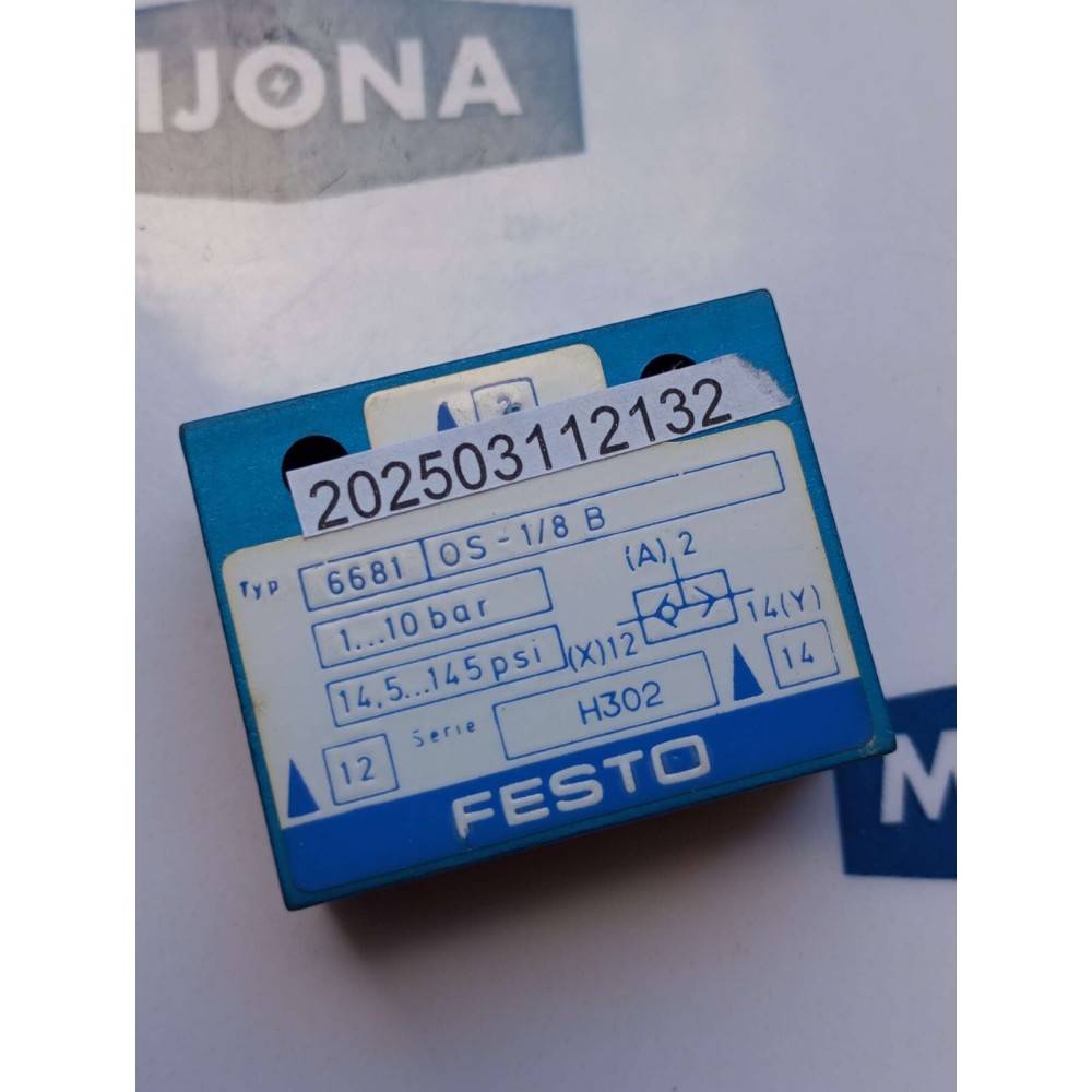 FESTO OS-1/8-B 6681 NEW OLD STOCK