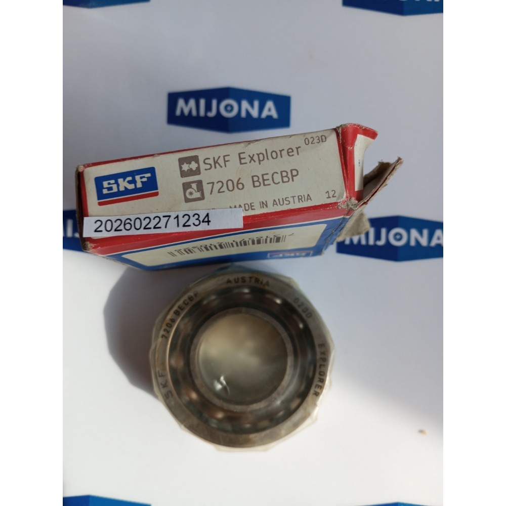 SKF EXPLORER 7206 BECBP Single row angular contact ball bearing (new old stock)