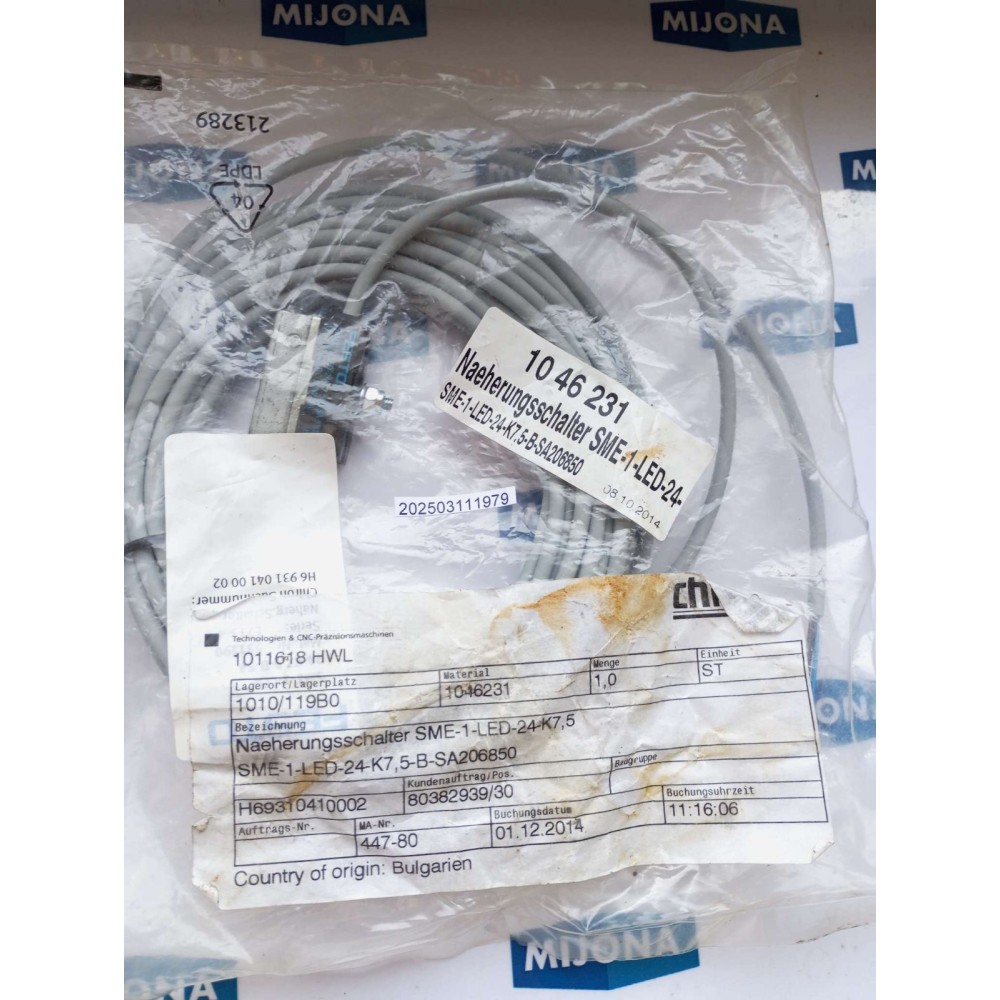 FESTO SME 1 LED 24 K7,5 B SA 206850 Proximity switch  531190 (NEW OLD STOCK)