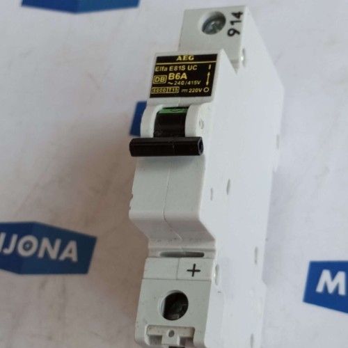 AEG ELFA E81S UC B6A 240 415V MINIATURE CIRCUIT BREAKER AEG ELFA E81S UC B6A 240 415V MINIATURE CIRCUIT BREAKER