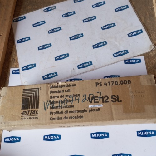 Rittal VE12 PS 4170.000 PUNCHED RAIL