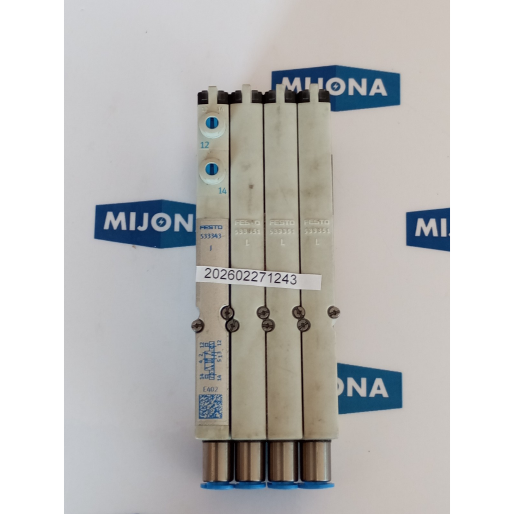 Festo 533360 VMPA1 FB EMS 8 VMPA1-FB-EMS-8 SOLENOID VALVE 533343 533341 Festo 533360 VMPA1 FB EMS 8 VMPA1-FB-EMS-8 SOLENOID VALVE 533343 533341