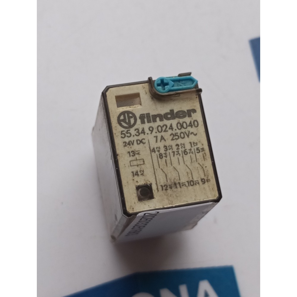 FINDER 55 34 9 024 0040 24v dc 7A 250V 55.34.9.024.0040 relay relais FINDER 55 34 9 024 0040 24v dc 7A 250V 55.34.9.024.0040 relay relais
