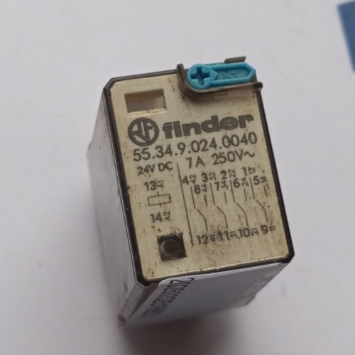 FINDER 55 34 9 024 0040 24v dc 7A 250V 55.34.9.024.0040 relay relais