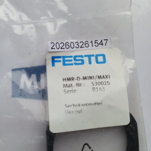 FESTO HMR-D-MINI/MAXI 530025 SECHSKANTMUTTER HEXAGONAL NUT FESTO HMR-D-MINI/MAXI 530025 SECHSKANTMUTTER HEXAGONAL NUT