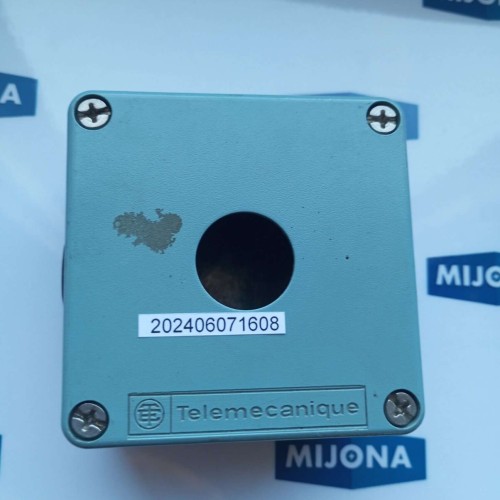 Telemecanique 2 Ø 5,6 XAP M1201 SINGLE BUTTON BLUE ENCLOSURE