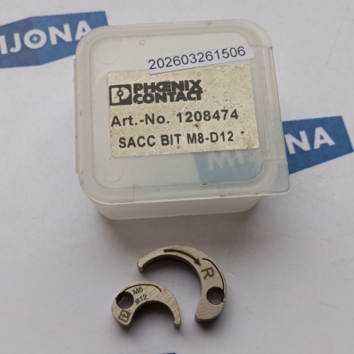 Phoenix Contact 1208474 SACC BIT M8 D12 (NEW OLD STOCK)