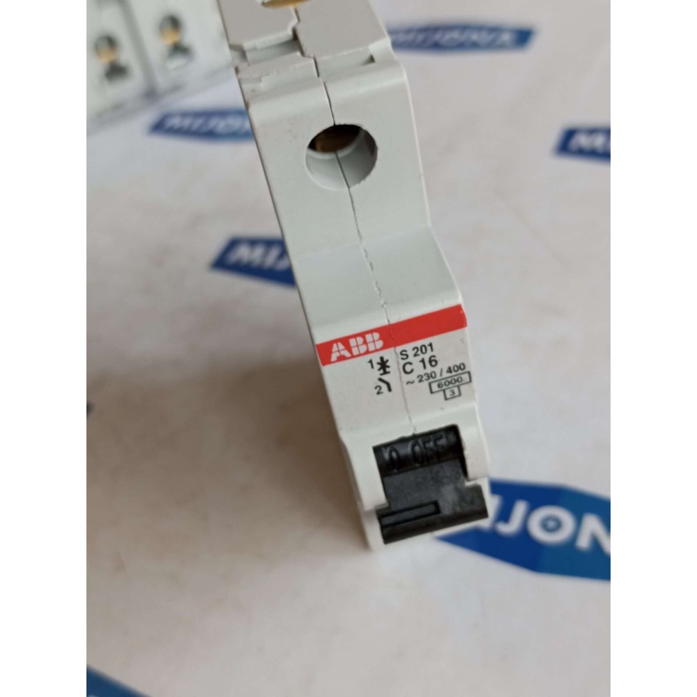 ABB S201 C16 Miniature circuit breaker 230 400V