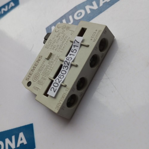 SIEMENS 3RV1901 1E contact block 2,5A 240V AC 3RV1901-1E SIEMENS 3RV1901 1E contact block 2,5A 240V AC 3RV1901-1E