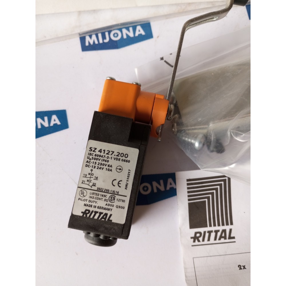 Rittal SZ 4127 200 Türkontaktschalter Door contact switch AC15 DC13New old stock Rittal SZ 4127 200 Türkontaktschalter Door contact switch AC15 DC13New old stock