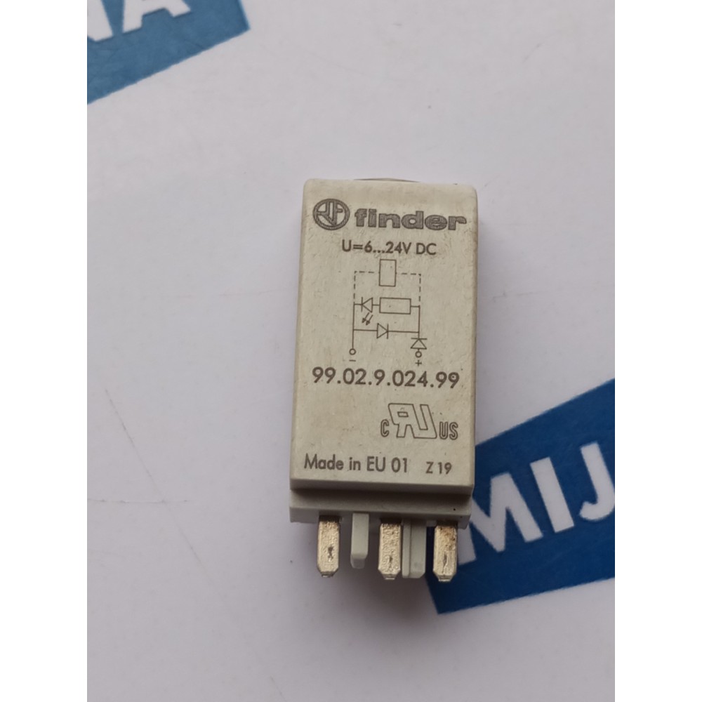 FINDER 99 02 9 024 99 relay relais 6 24V DC 99.02.9.024.99 FINDER 99 02 9 024 99 relay relais 6 24V DC 99.02.9.024.99