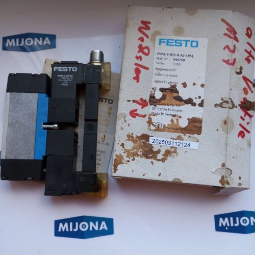 FESTO VSVA B B52 H A2 1R5L 546769 MAGNEVENTIL SOLENOID VALVE NEW OLD STOCK