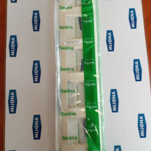Schneider SDN5800923A CREAM 5 GANG HORIZANTAL FRAME SEDNA Schneider SDN5800923A CREAM 5 GANG HORIZANTAL FRAME SEDNA