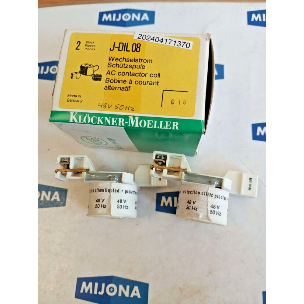 Klöckner Moeller J DIL 08 48V 50HZ  COIL J-DIL 08 PRICE FOR 2PSC  NEW OLD STOCK