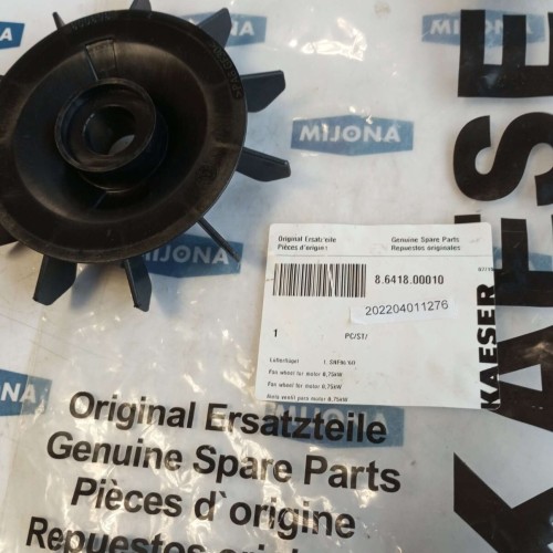 KAESER 8 6418 00010 FAN WHEEL FOR MOTOR 0.75KW 8.6418.00010 NEW OLD STOCK