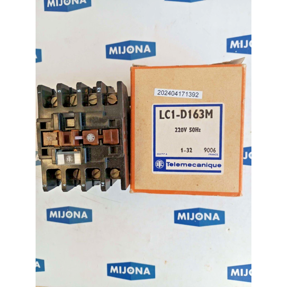 Telemecanique LC1 D163M Schütz COIL 220 50HZ  NEW OLD STOCK
