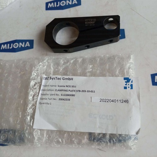 ECKOLD 077318 FDP 437 CLAMPING PLATE EBZ SYSTEC NEW OLD STOCK ECKOLD 077318 FDP 437 CLAMPING PLATE EBZ SYSTEC NEW OLD STOCK