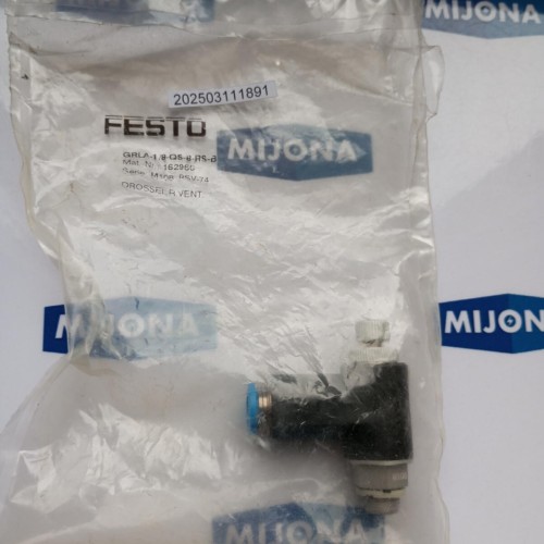 Festo GRLA 1 8 QS 8 RS B 162960 GRLA-1/8-QS-8-RS-B NEW OLD STOCK Festo GRLA 1 8 QS 8 RS B 162960 GRLA-1/8-QS-8-RS-B NEW OLD STOCK