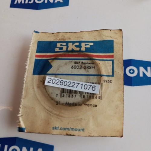 SKF EXPLORER 6003 2RSH BEARING 6003-2RSH  (new old stock)