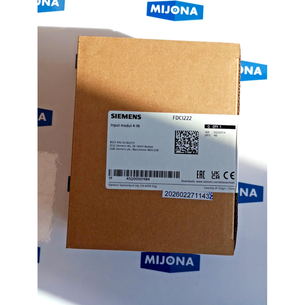 SIEMENS FDCI222 INPUT MODULE 4 INNPUTS A5Q00001984