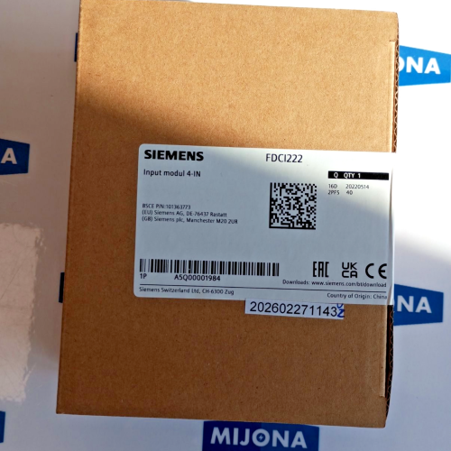 SIEMENS FDCI222 INPUT MODULE 4 INNPUTS A5Q00001984