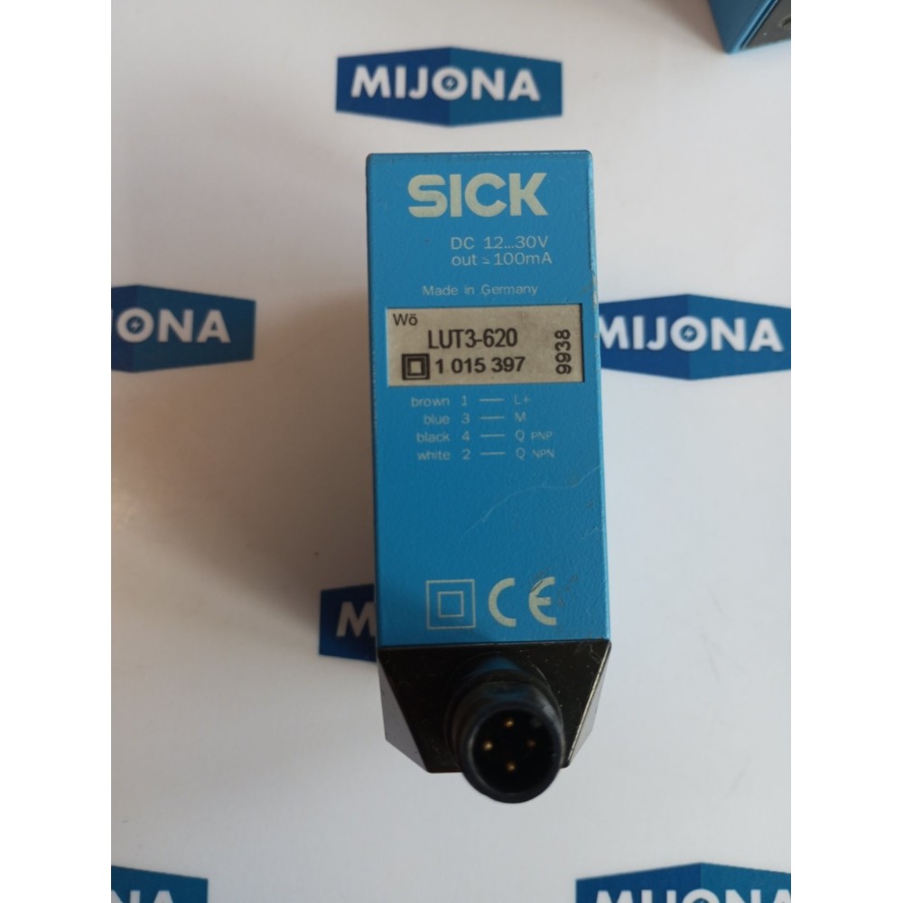 SICK LUT3 620 SCANNER LUMINESCENCE SENSOR DC 12 30V 100mA LUT3-620 SICK LUT3 620 SCANNER LUMINESCENCE SENSOR DC 12 30V 100mA LUT3-620