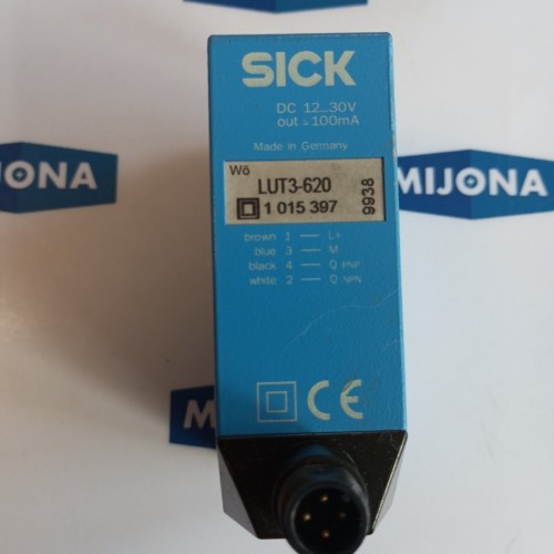 SICK LUT3 620 SCANNER LUMINESCENCE SENSOR DC 12 30V 100mA LUT3-620 SICK LUT3 620 SCANNER LUMINESCENCE SENSOR DC 12 30V 100mA LUT3-620