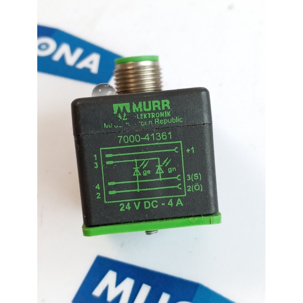 Murr Elektronik 7000 41361 0000000 M12 ADAPTOR 4A ON TOP NEW OLD STOCK