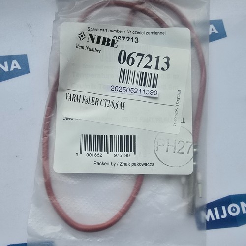 NIBE 067213 varm foler CT2 0,6M (new old stock) NIBE 067213 varm foler CT2 0,6M (new old stock)