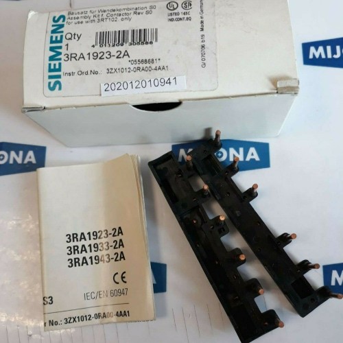 Siemens 3RA1923 2A Assembly kit contactor rev S0 for use with 3RT102