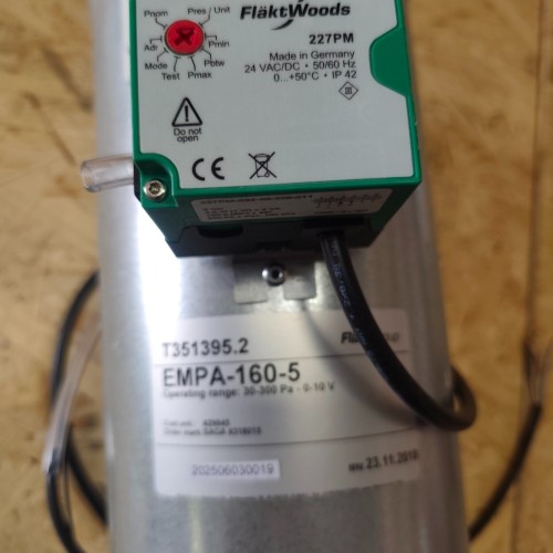 FLAKT WOODS EMPA-160-5 227PM T351395.2 24 VAC DC Fläkt Woods  (new old stock)