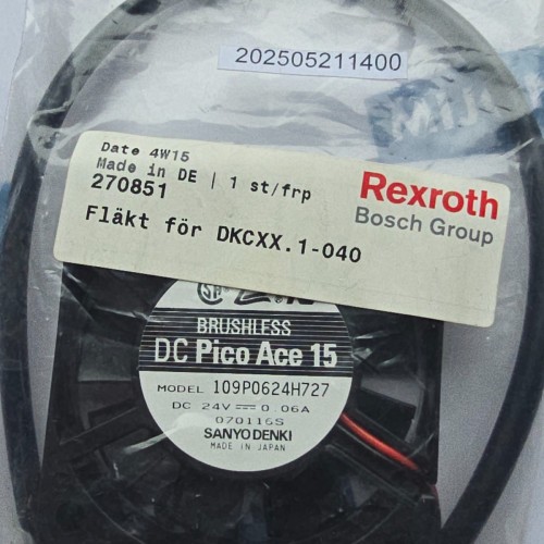 SANYO DENKI DC PICO ACE 15 109P0624H727  DC 24V 0,06A  REXROTH 270851 NEW STOCK