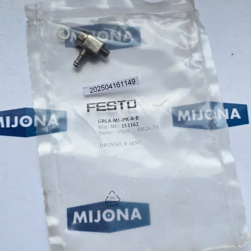 FESTO GRLA M5 PK 4 B 151162 GRLA-M5-PK-4-B NEW OLD STOCK FESTO GRLA M5 PK 4 B 151162 GRLA-M5-PK-4-B NEW OLD STOCK