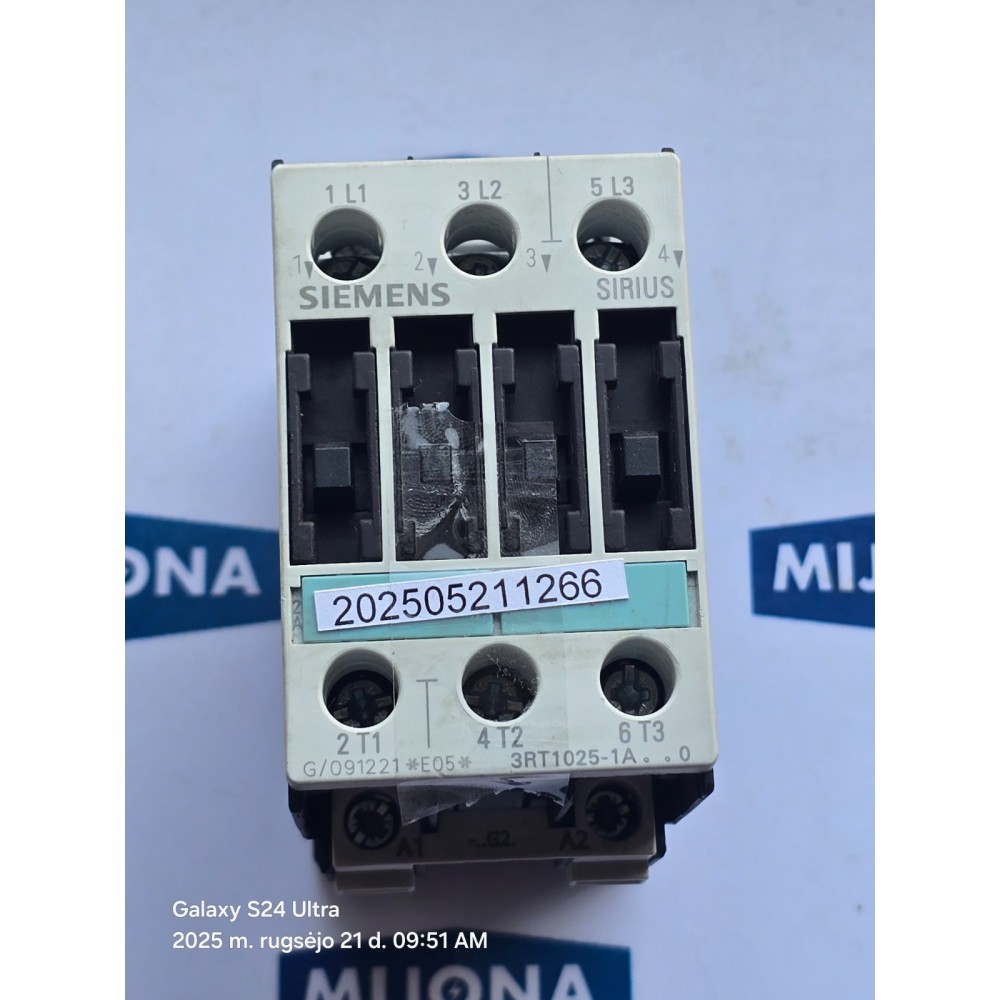 SIEMENS 3RT1025 1A...0 110V 50 60HZ