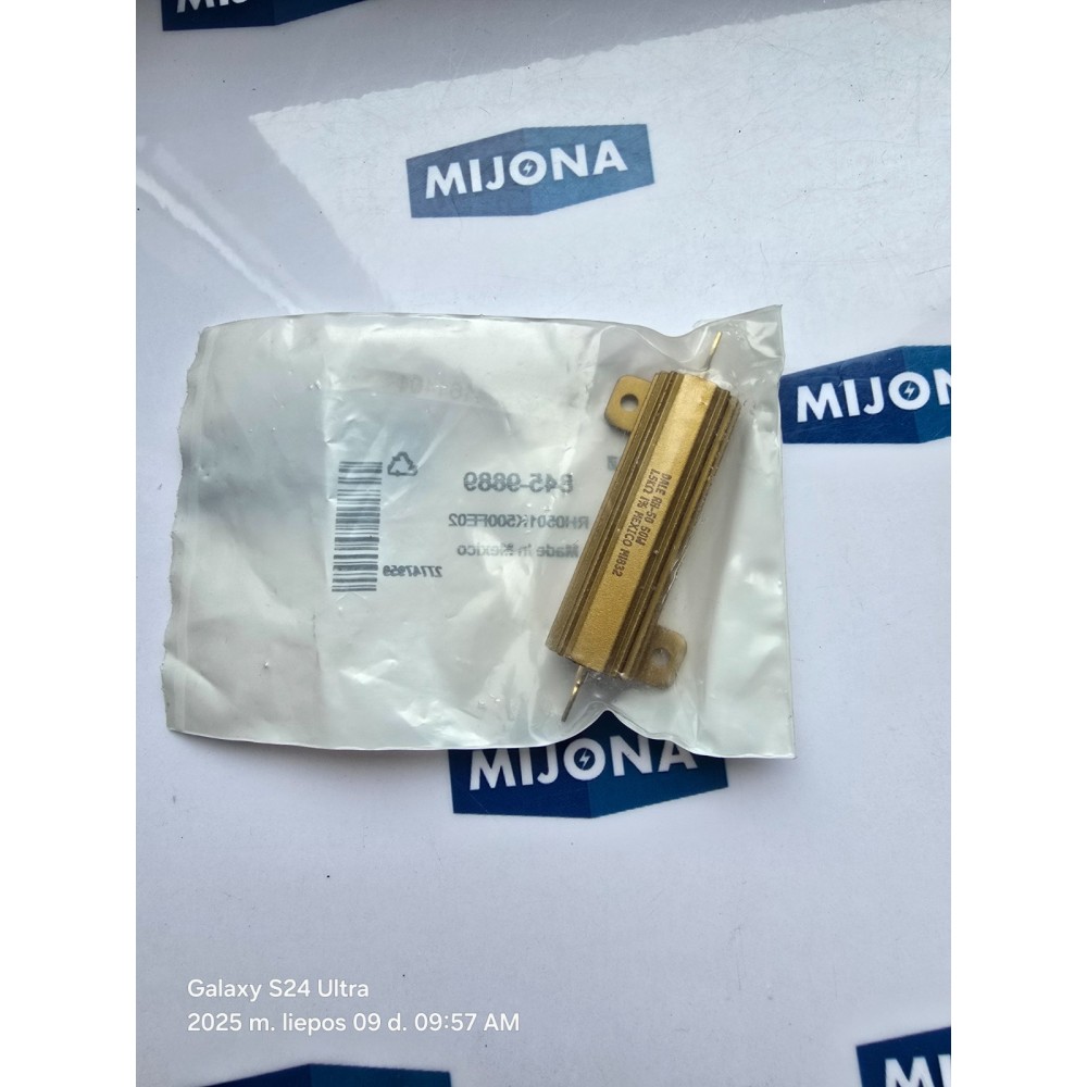 DALE VISHAY 845 9889 Wirewound Resistor RH-50 50W 1.5KΩ 1% MEXICO RH0501K500FE02