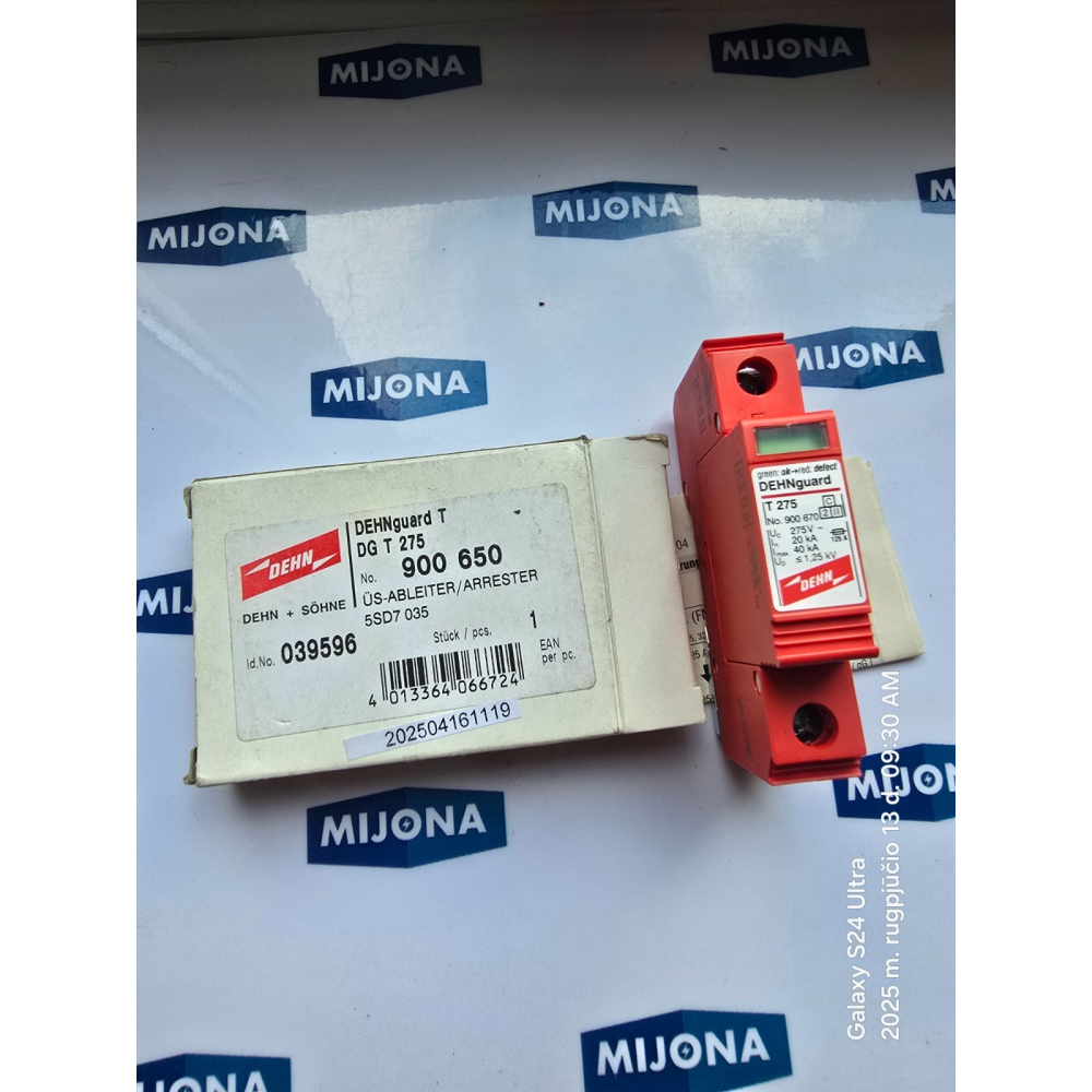 DEHNport Maxi 900 650 275V 20kA DEHN+SOHNE 900650 (New old stock) DEHNport Maxi 900 650 275V 20kA DEHN+SOHNE 900650 (New old stock)