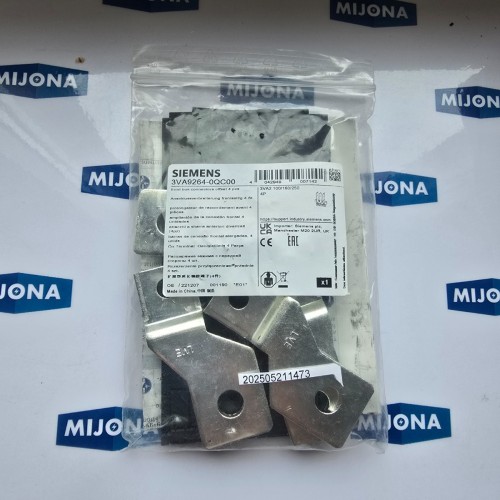 Siemens 3VA9264-0QC00 FRONT BUS CONNECTORS OFFSET 4 PSC NEW OLD STOCK