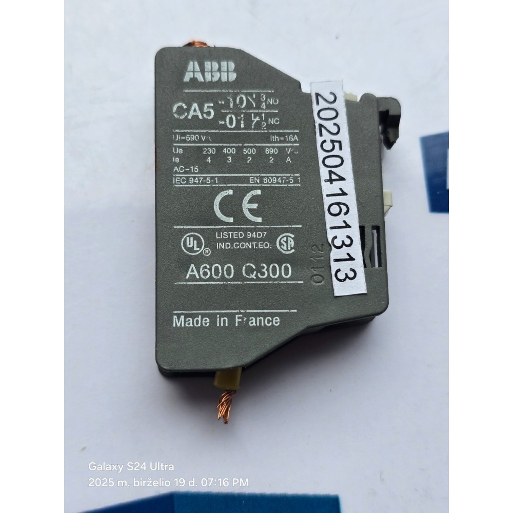 ABB CA5-01  Auxiliary Contact  CA5