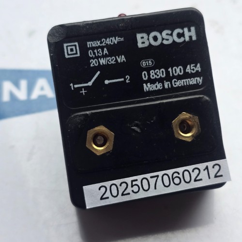 Bosch 0830 100 454 Zylinderschalter 0,13A 240V 20W 32VA 08301000454