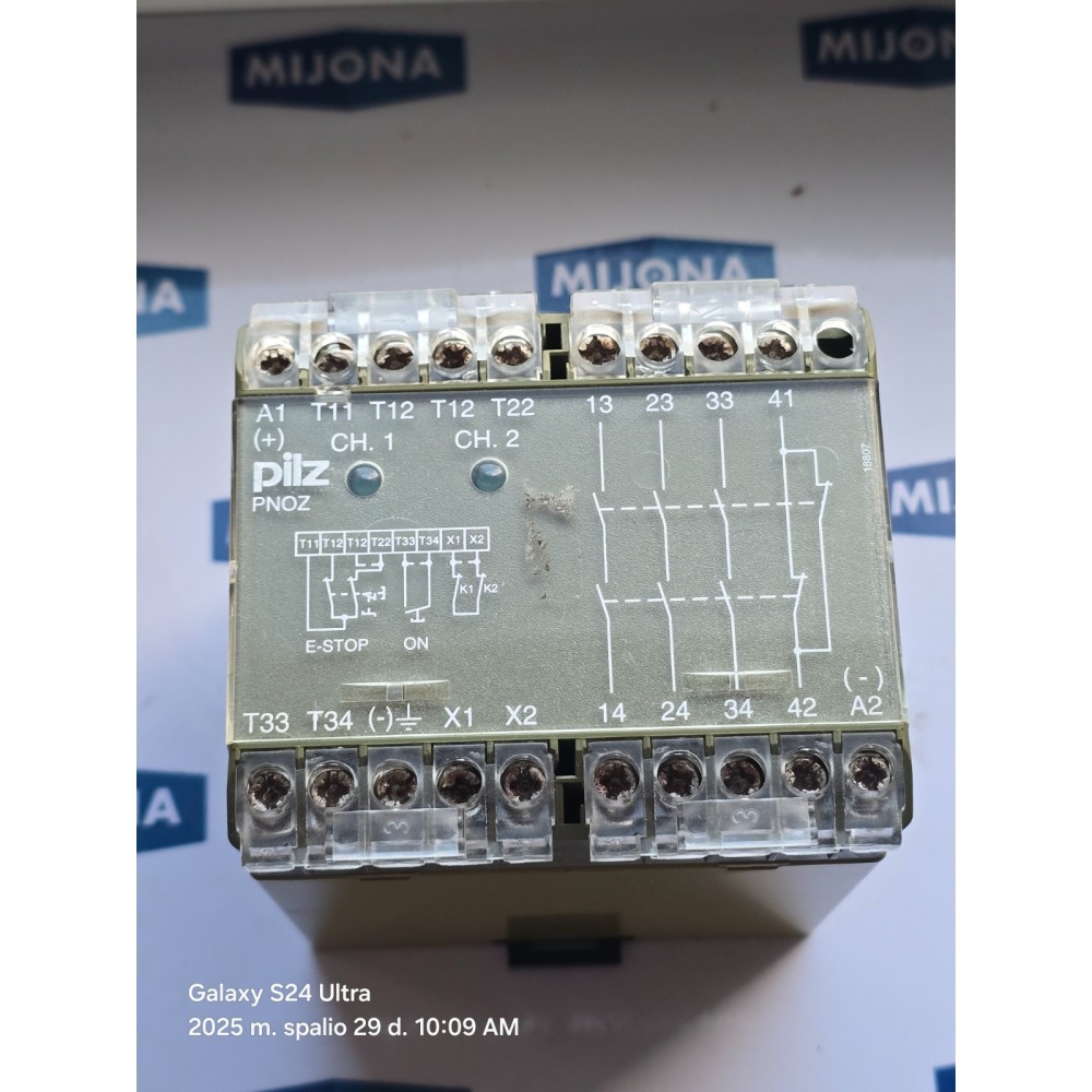 Pilz PNOZ 3S 1Ö 474650  safety relay PNOZ 3S/1Ö