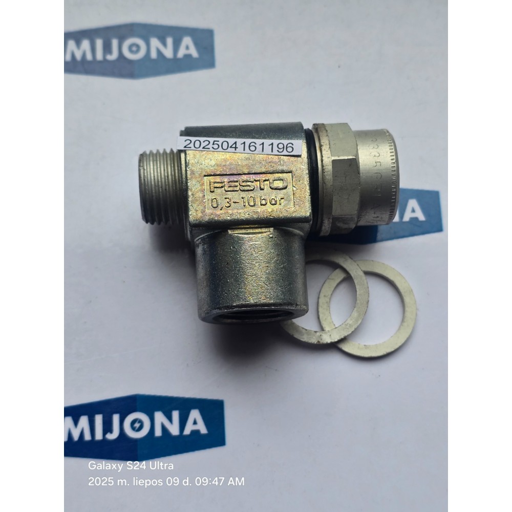 Festo GRLA 1 2 13335 GRLA-1/2 Flow Control Valve Festo GRLA 1 2 13335 GRLA-1/2 Flow Control Valve