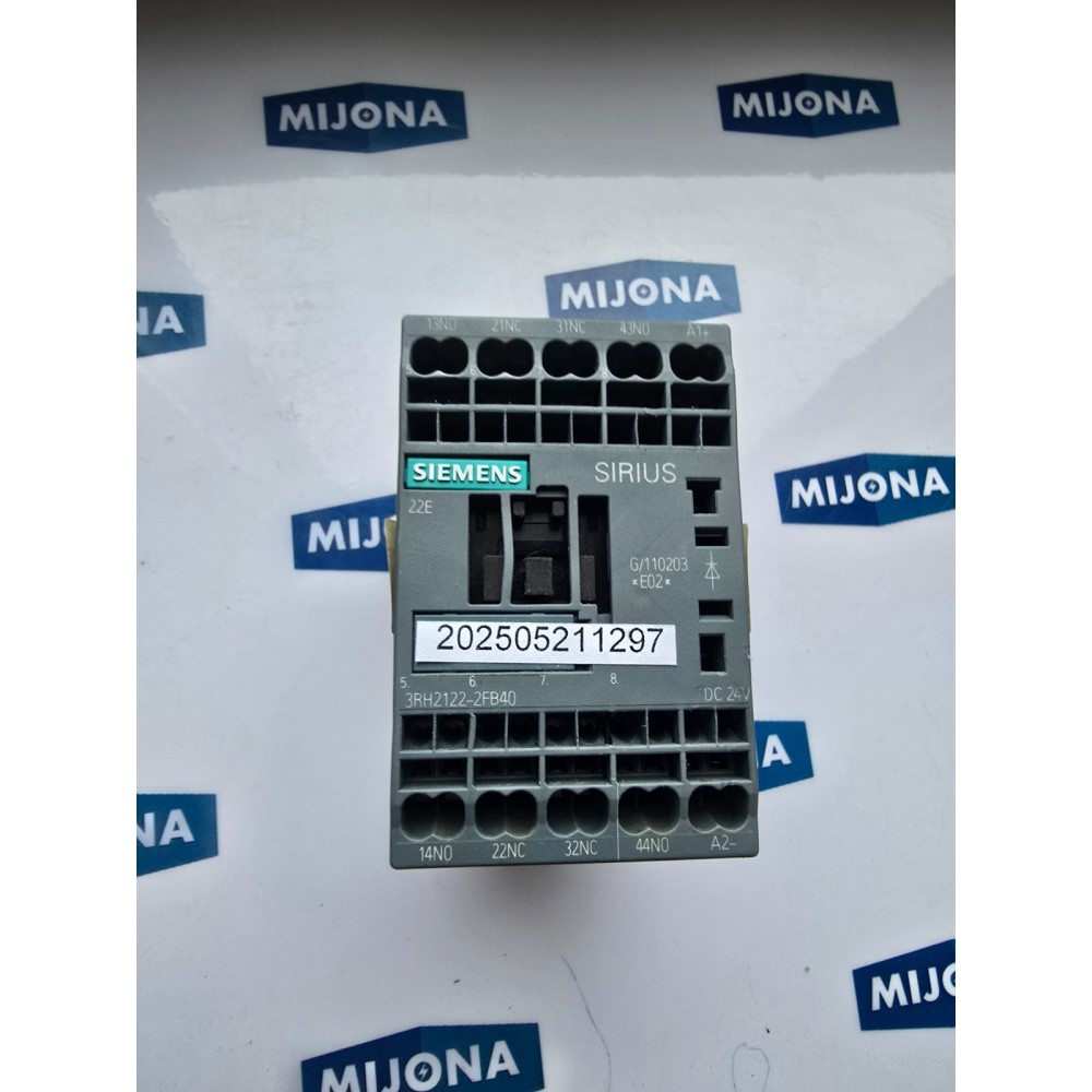 SIEMENS 3RH2122-2FB40 DC 24V 3RH2122 2FB40 3RH2122 2FB40 CONTACTOR