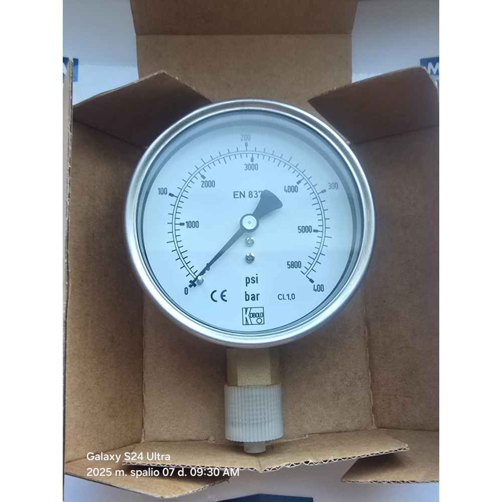 KOBOLD Manometer MAN-RF22C5 0-400BAR G 1/2 Ms