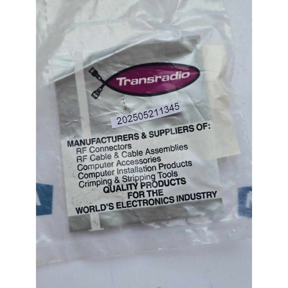 Transradio connector 5935 99 580 2416 RD 07/05 96039B R 41338 (New old stock)