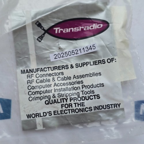 Transradio connector 5935 99 580 2416 RD 07/05 96039B R 41338 (New old stock)