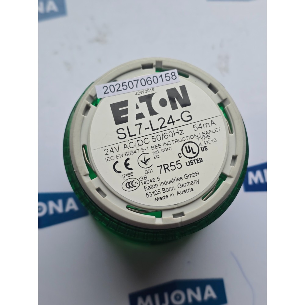 Eaton Dauerlicht GREEN SL7 L24 G 24V AC DC 50 60HX SL7-L24-G Eaton Dauerlicht GREEN SL7 L24 G 24V AC DC 50 60HX SL7-L24-G