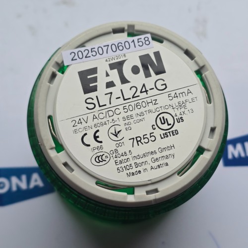 Eaton Dauerlicht GREEN SL7 L24 G 24V AC DC 50 60HX SL7-L24-G